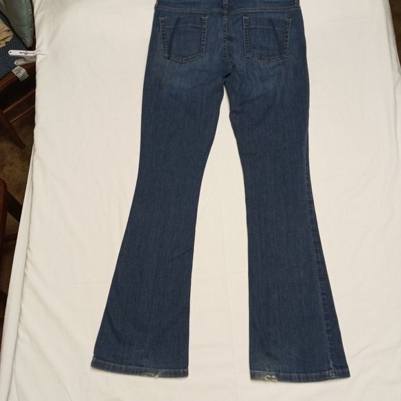 Nautica bootcut jeans ropes boating pants women's 6x28 embroidered 5 pockets - Picture 4 of 16